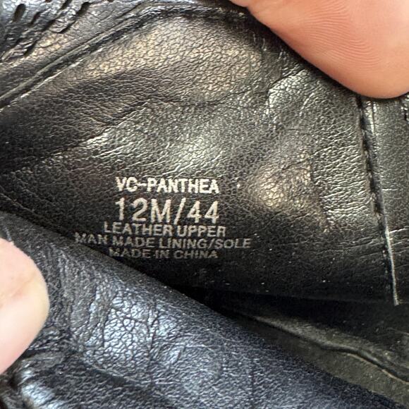 Vince Camuto Boots Womens Size 12 Black Suede Ankle Zip Harness Western PANTHEA - Picture 9 of 10